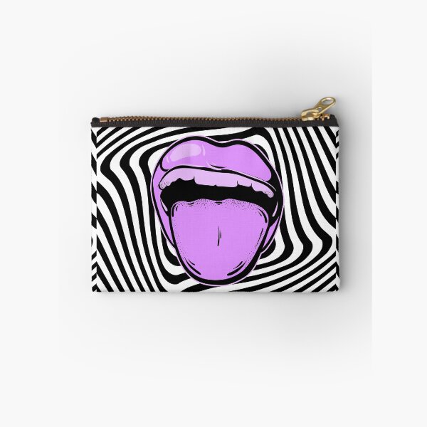 Item preview, Hypnotic mouth Aphex twin trippy pattern crystal castles designed and sold by Harshler-Art.