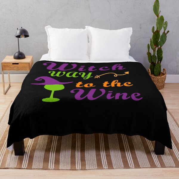 Item preview, Witch Way To The Wine  For Halloween Party, Halloween Gift For Friend, Funny designed and sold by Simoel12.