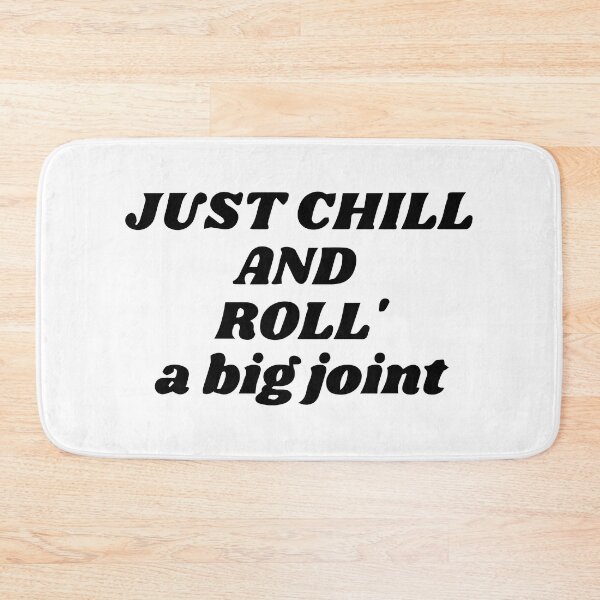 Aperçu de l'œuvre Juste se détendre avec un bon joint - Juste chill en roulant son joint. créée et vendue par WeedHighLife.