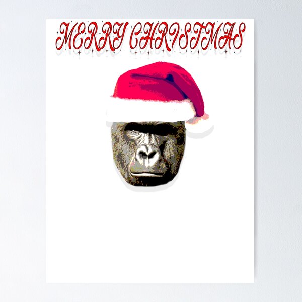 Item preview, HARAMBE MERRY CHRISTMAS HAPPY HOLIDAYS designed and sold by earlstevens.
