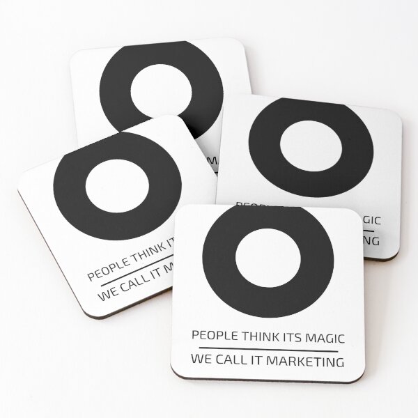 Item preview, PEOPLE THINK ITS MAGIC WE CALL IT MARKETING designed and sold by djaber1998.