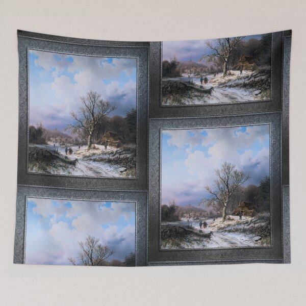 Item preview, Snow Landscape by Alexander Joseph Daiwaille Classical Fine Art Xzendor7 Old Masters Reproductions designed and sold by Xzendor7 Digital Art Creations.