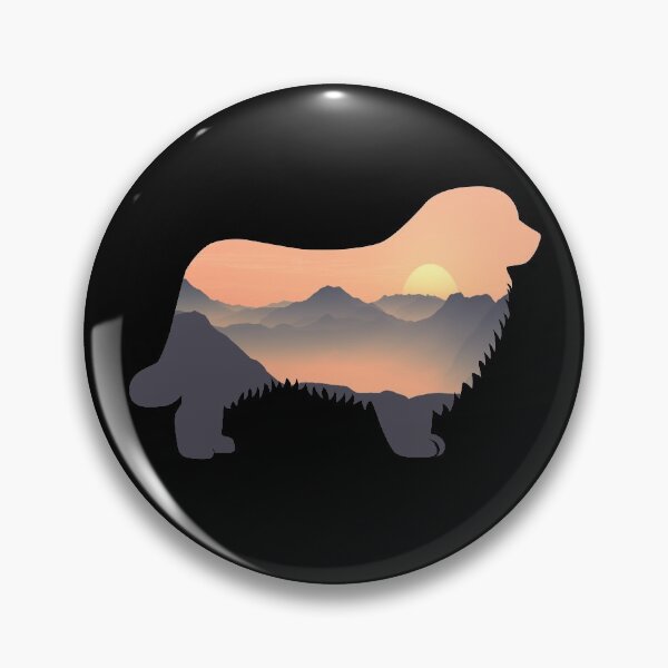 Item preview, Newfoundland Dog Silhouette Sun Mountain Gift designed and sold by alaechamlal.