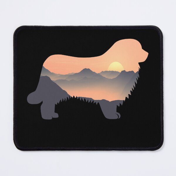 Item preview, Newfoundland Dog Silhouette Sun Mountain Gift designed and sold by alaechamlal.