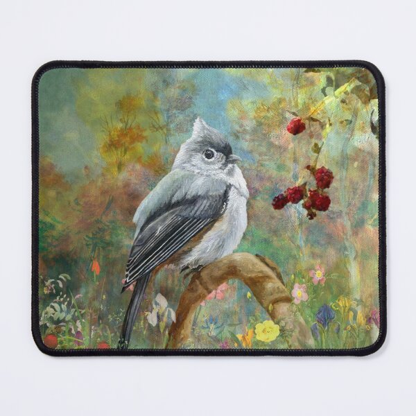 Item preview, Titmouse In The Berries Garden designed and sold by Angeles M. Pomata.
