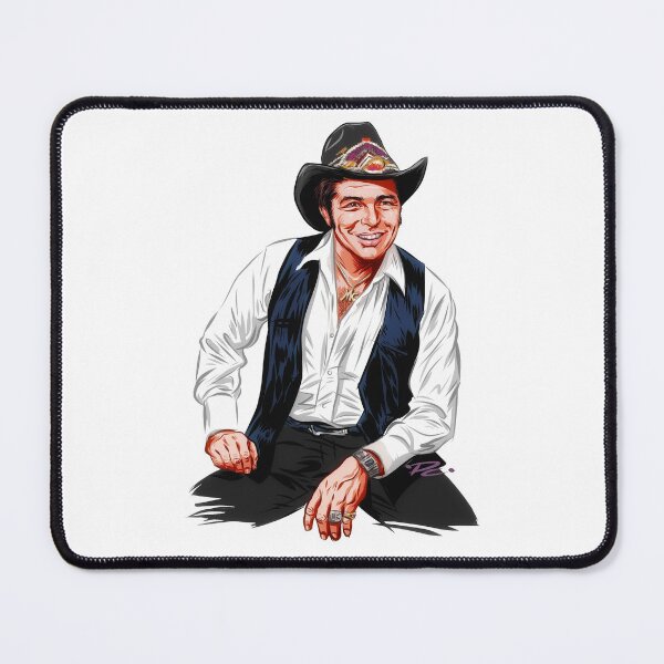 Item preview, Mickey Gilley - An illustration by Paul Cemmick designed and sold by TIGERDAVER.