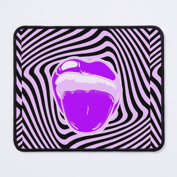 Item preview, Hypnotic mouth Aphex twin trippy pattern crystal castles designed and sold by Harshler-Art.