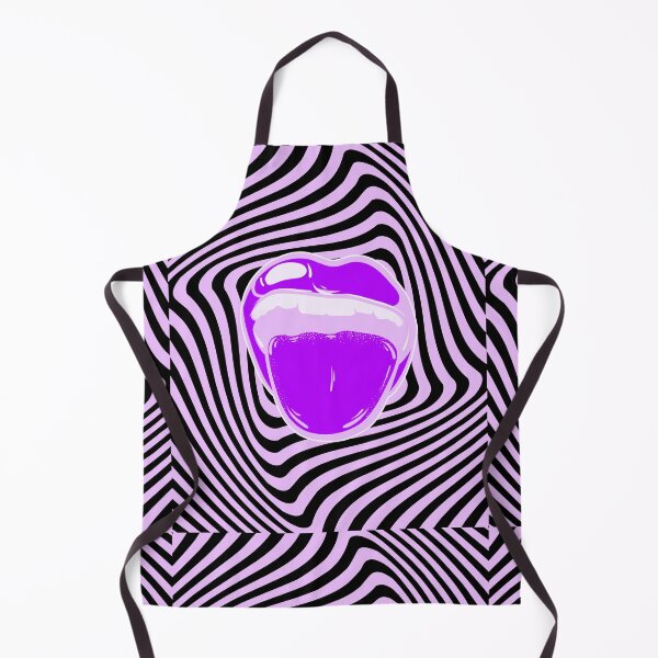 Item preview, Hypnotic mouth Aphex twin trippy pattern crystal castles designed and sold by Harshler-Art.