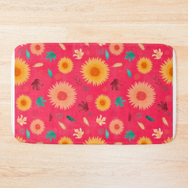 Item preview, Fall Yellow & Pink Sunflowers - Salmon Peach designed and sold by Duniatozy.