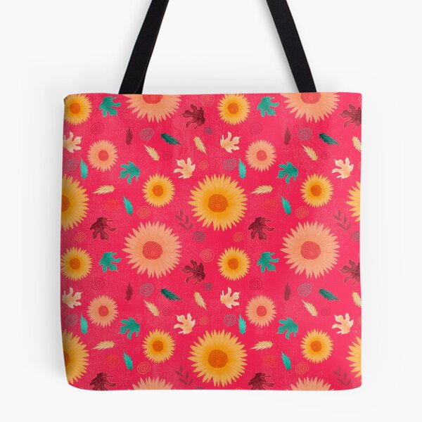 Item preview, Fall Yellow & Pink Sunflowers - Salmon Peach designed and sold by Duniatozy.