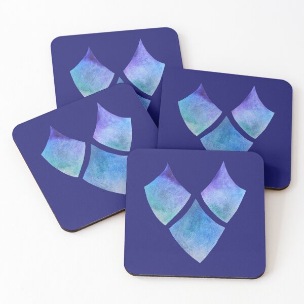 Item preview, Watercolor dragon Scales designed and sold by Satinroseb.