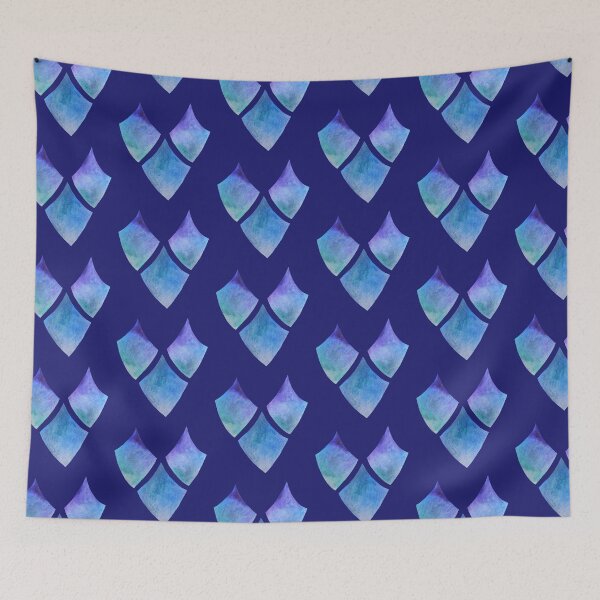 Item preview, Watercolor dragon Scales designed and sold by Satinroseb.