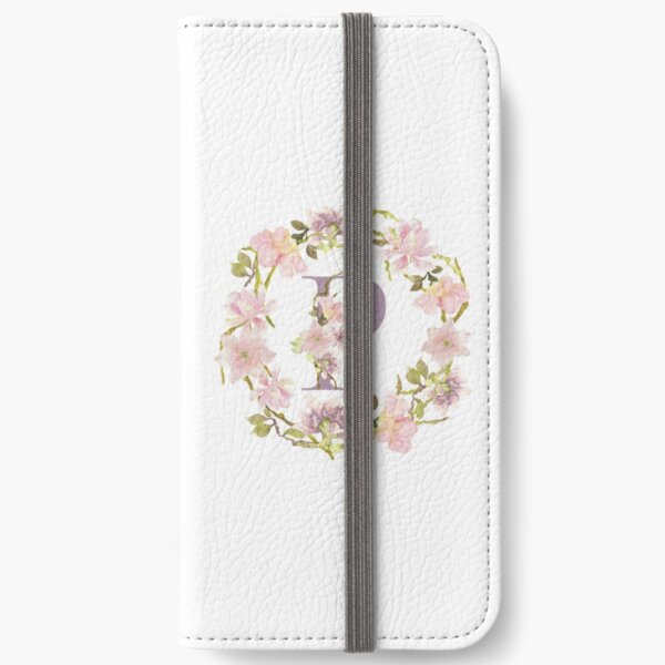 Letter P - decorative monogram iPhone Wallet