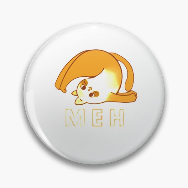 Item preview, Funny Meh Cat designed and sold by mouda20.