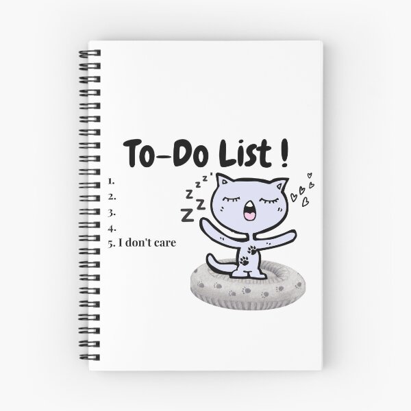 Item preview, To Do List I don't care Cat lover, Feline funny attitude, Goal post, sleepy cat, chrome hearts, Animal lover yawning cat designed and sold by AccessMyself.