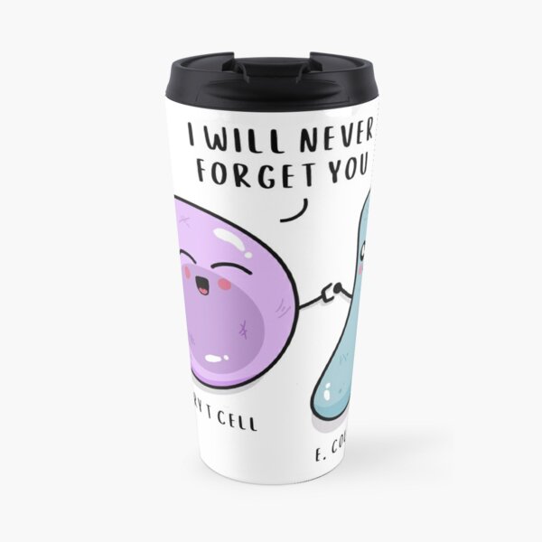 T Cell Pun | Science Pun, Immunology, Microbiology, Funny Science Travel Coffee Mug