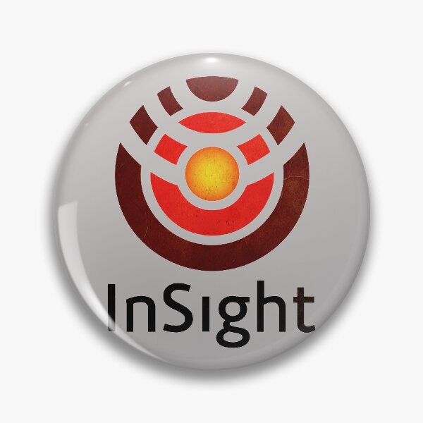 Artikelvorschau, InSight Mission Logo - Vintage-Look entworfen und verkauft von trendistudio.