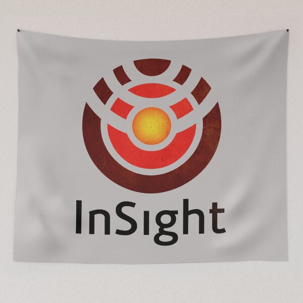 Item preview, InSight Mission Logo - vintage look designed and sold by trendistudio.