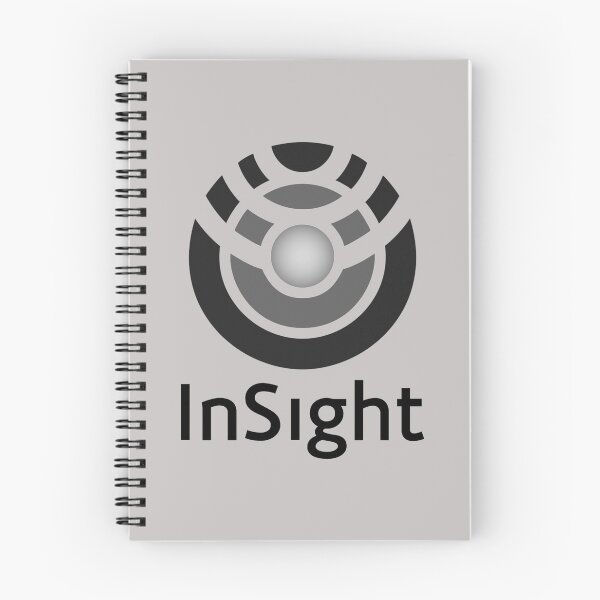 Item preview, InSight Mission Logo - black and white designed and sold by trendistudio.