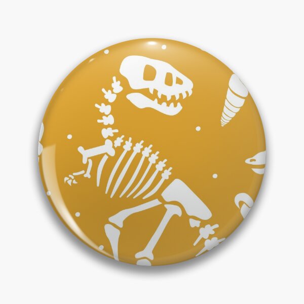 Item preview, Dinosaur Fossils - Mustard designed and sold by latheandquill.