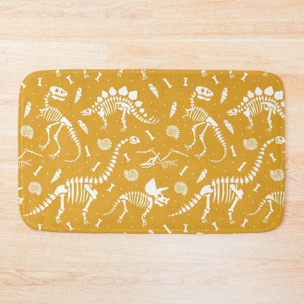 Item preview, Dinosaur Fossils - Mustard designed and sold by latheandquill.