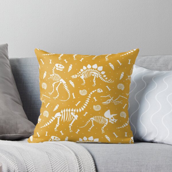 Item preview, Dinosaur Fossils - Mustard designed and sold by latheandquill.
