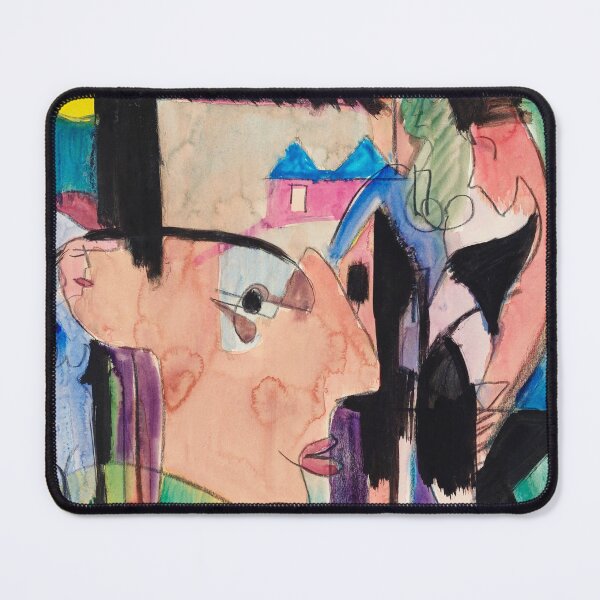 Item preview, Abstract Art Self-Portrait (1928) by Ernst Ludwig Kirchner designed and sold by Designedbysm.