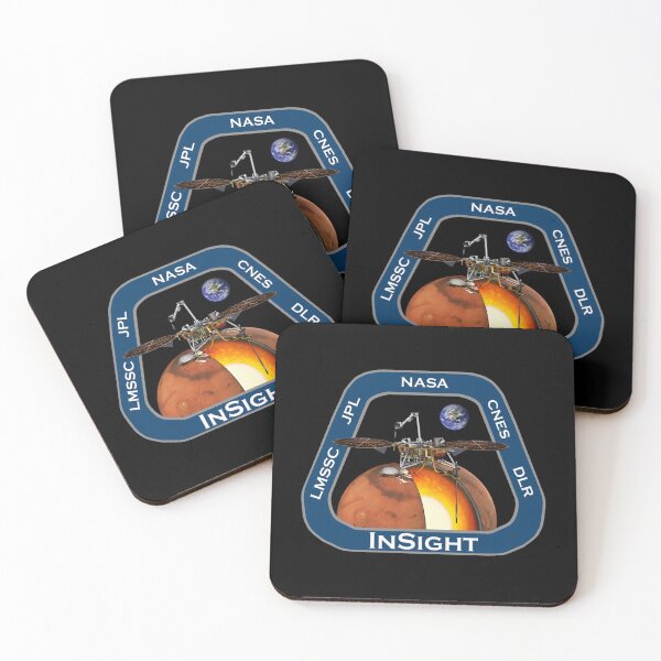 Item preview, InSight mission patch designed and sold by trendistudio.