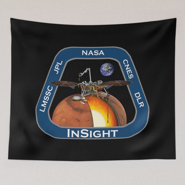 Item preview, InSight mission patch designed and sold by trendistudio.