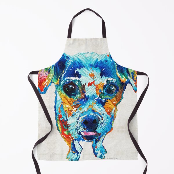 Item preview, Colorful Little Dog Pop Art by Sharon Cummings designed and sold by Sharon Cummings Art.