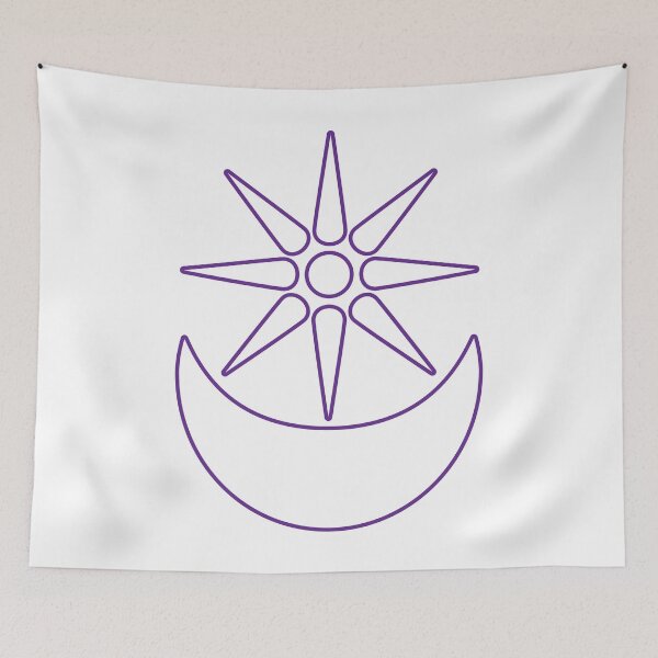 Item preview, Pontic Star and Crescent [Royal Purple Strokes] designed and sold by jorellaf.