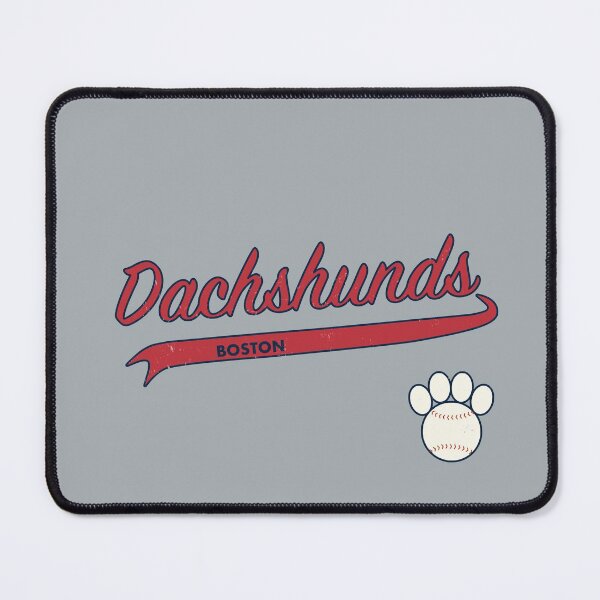 Item preview, Dachshund BOSTON Baseball Script designed and sold by 8PawsStudio.