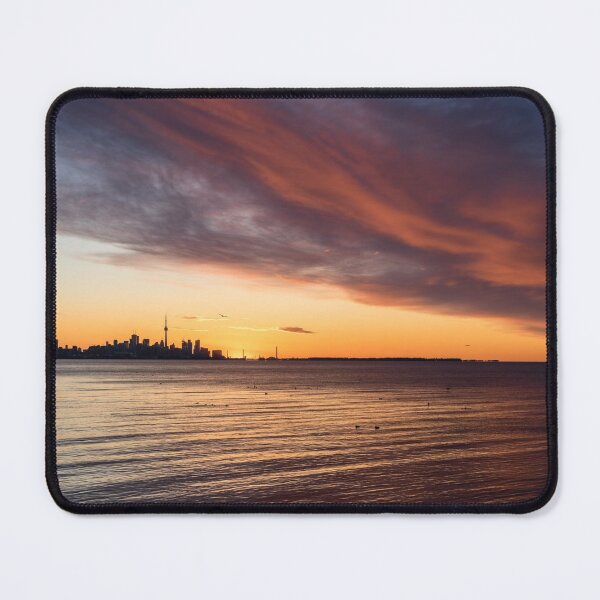 Item preview, On the Verge of Sunrise - Dramatic Cloudscape over Toronto Skyline designed and sold by Georgia Mizuleva.