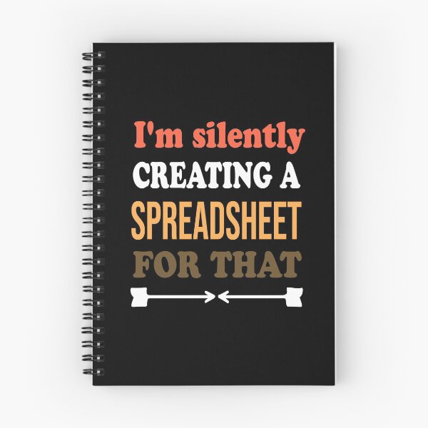 Item preview, I'm silently creating a spreadsheet for that - Funny Accountant Gift  designed and sold by Mordaimnd ★★★★★.