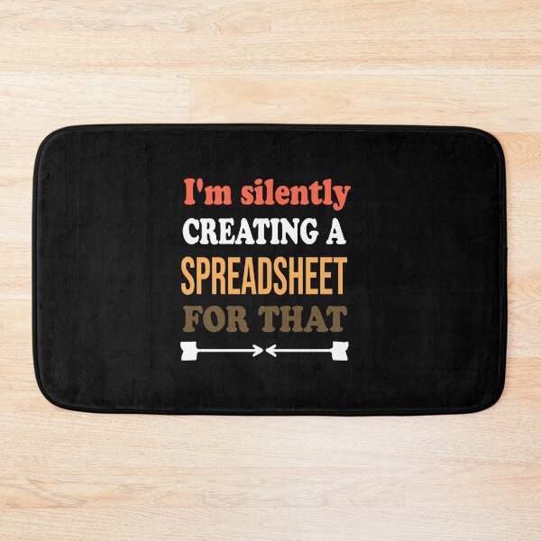 Item preview, I'm silently creating a spreadsheet for that - Funny Accountant Gift  designed and sold by Mordaimnd ★★★★★.