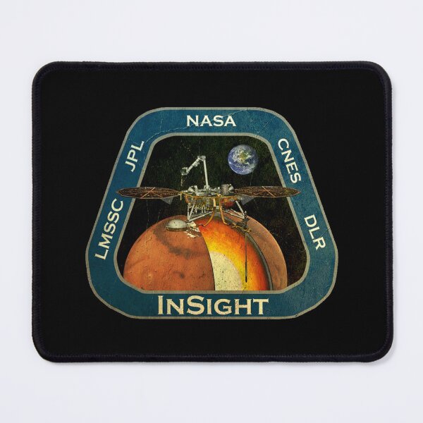 Item preview, InSight mission patch - vintage look designed and sold by trendistudio.