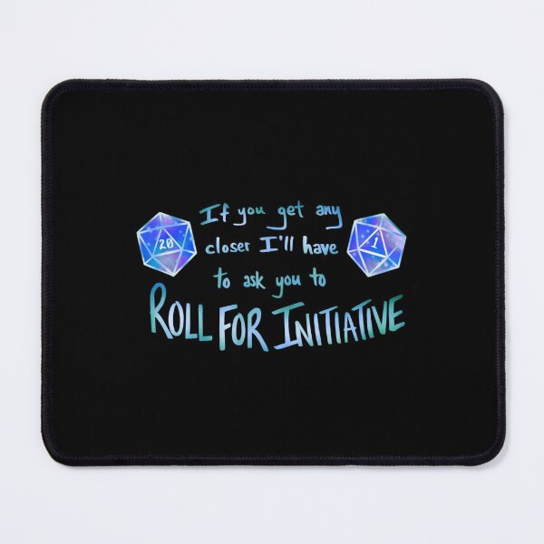 Item preview, Roll for Initiative - Blue designed and sold by RoseNightshade.