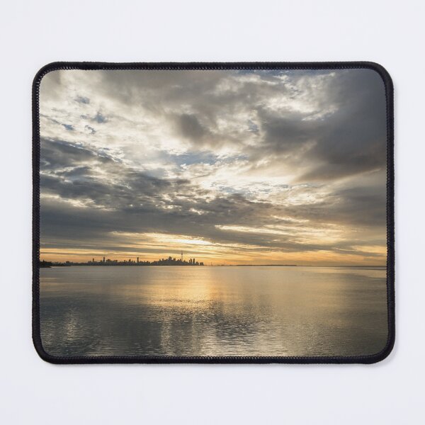 Item preview, Dramatic Skyscape - Toronto Skyline with Turbulent Clouds designed and sold by Georgia Mizuleva.