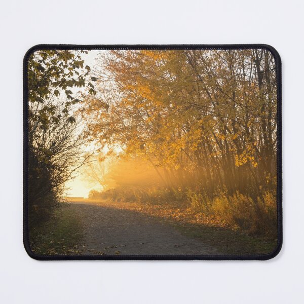 Item preview, Golden Mists of Autumn - Country Road Towards the Sunshine designed and sold by Georgia Mizuleva.