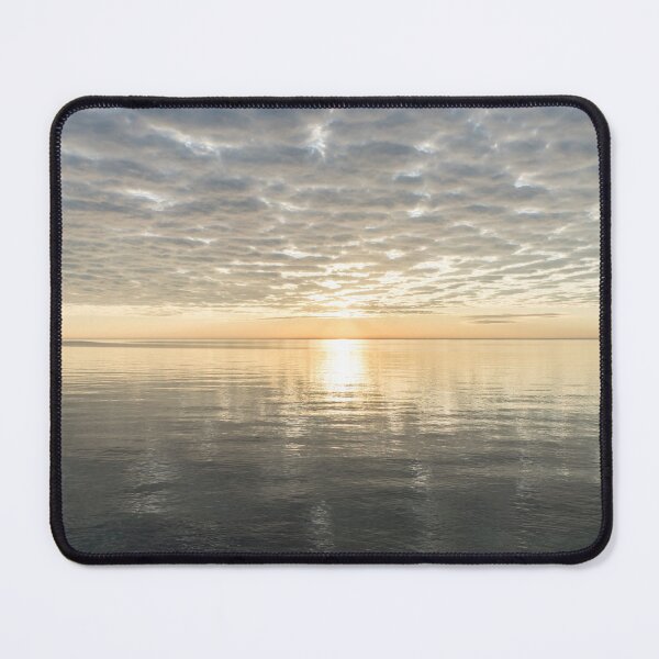 Item preview, Soft Platinum Sunlight with Clouds and Ripples Echoing Patterns designed and sold by Georgia Mizuleva.