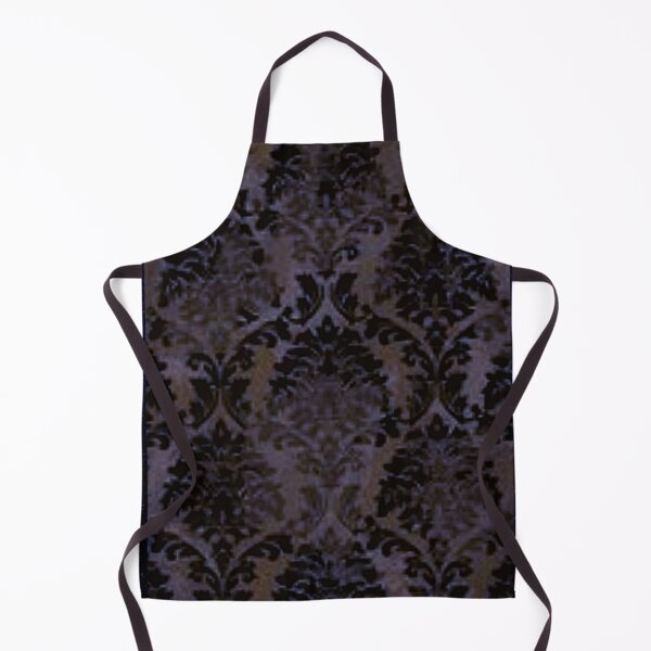 Item preview, Dark Aesthetic Damask Design designed and sold by The Mysterious Domain Alyne Whiteswan Fine Art Prints and Merch.