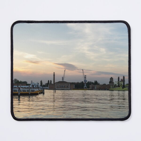 Item preview, Lagoon Sailing in Venice Italy - Industrial Part with the Fantabulous MOSE Flood Protection designed and sold by Georgia Mizuleva.