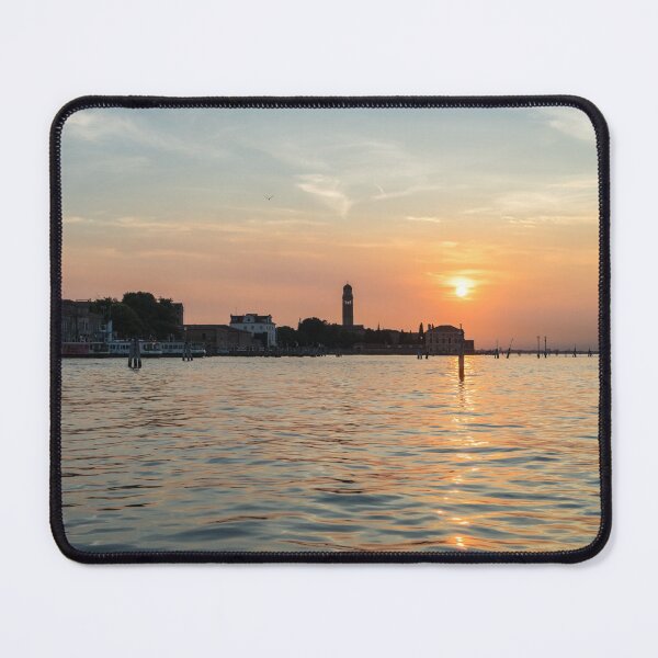 Item preview, Lagoon Sailing in Venice Italy - Brilliant Sun Path Ripples and Signature Bricole designed and sold by Georgia Mizuleva.