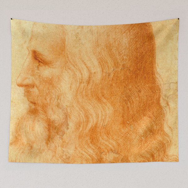 Item preview, Francesco Melzi "Portrait of Leonardo da Vinci" designed and sold by Alexandra Dahl.