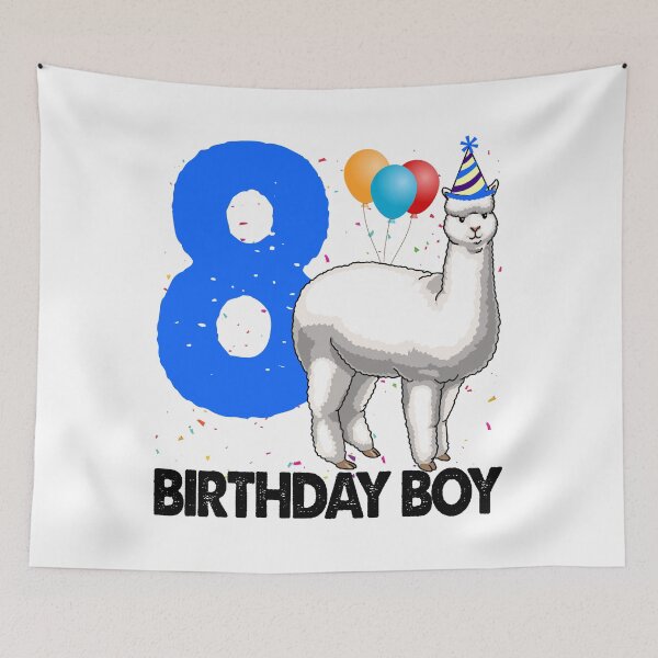 Item preview, Birthday Boy 8 Alpacas designed and sold by Bendthetrend.