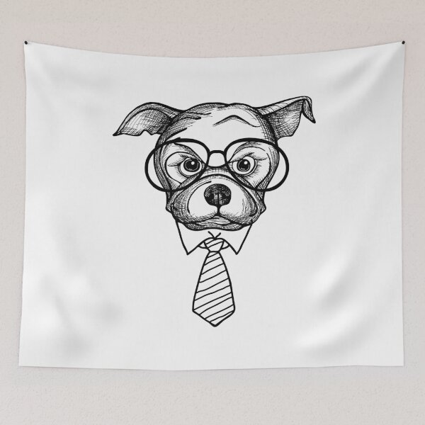 Item preview, Dog with tie designed and sold by Altaban.