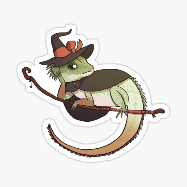 Chinese Water Dragon - Reptar! Sticker