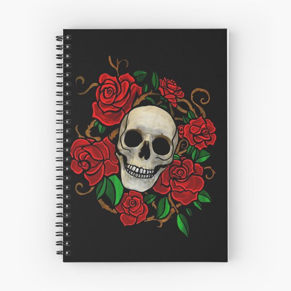 Item preview, Skull & Roses designed and sold by DropBeart.
