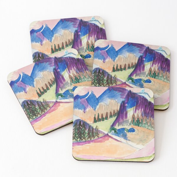 Item preview, Mountain Landscape (ca.1923–1926) by Ernst Ludwig Kirchner designed and sold by Designedbysm.