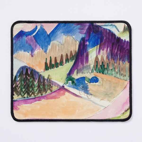 Item preview, Mountain Landscape (ca.1923–1926) by Ernst Ludwig Kirchner designed and sold by Designedbysm.